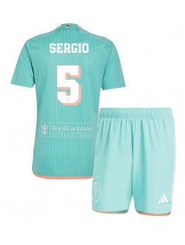 Inter Miami Sergio Busquets #5 Replika Tredje Kläder Barn 2024-25 Kortärmad (+ byxor)